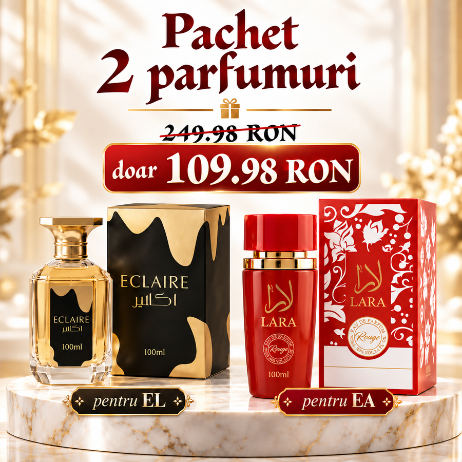 Pachet 2 parfumuri Eclaire și Lara Rouge