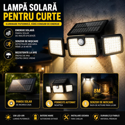 Proiectoare solare LED Mihani