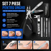 Set 7 piese tăiat unghii tari | Aucurwen
