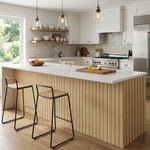 Panou decorativ riflaj lemn 700cm x 30cm