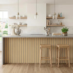 Panou decorativ riflaj lemn 700cm x 30cm