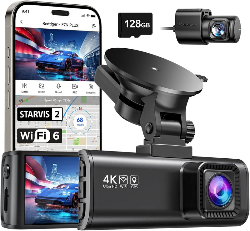 Camera auto duala M4Pro Ultracompact ,Rezolutie 2304×1296, Wi-Fi, Unghi vizual 130°, Type-C