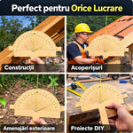 Dispozitiv Măsurare Unghiuri din lemn de mesteacǎn - scapă de erorile digitale